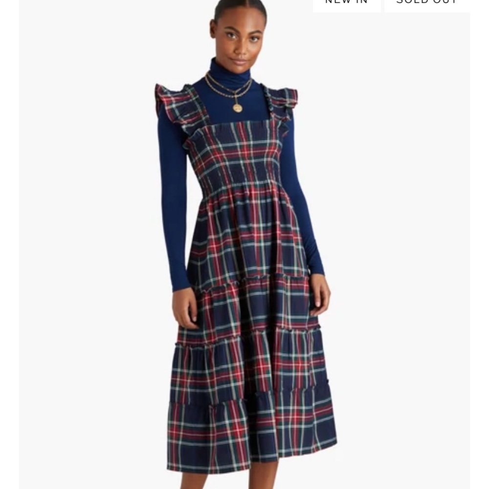 Hill House Ellie Nap Dress -Sold Out Navy Tartan